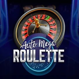 Auto Mega Roulette online game logo by Pragmatic Play on winlioncasinoo.ca
