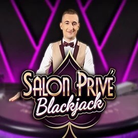 Blackjack Salon Privé slot logo by Ezugi at WinLion Casino