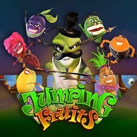 Jumping Fruits game by Wazdan – logo hosted on WinLion Casino